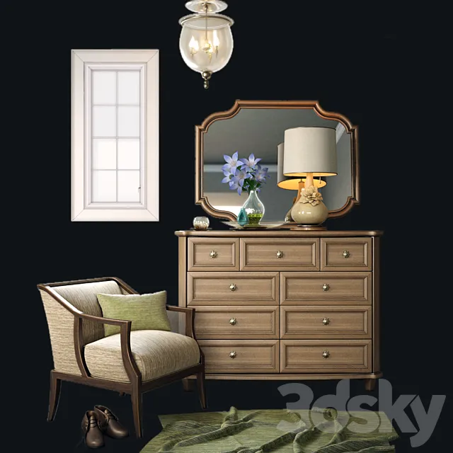 Dresser | Bernhardt 3DS Max Model