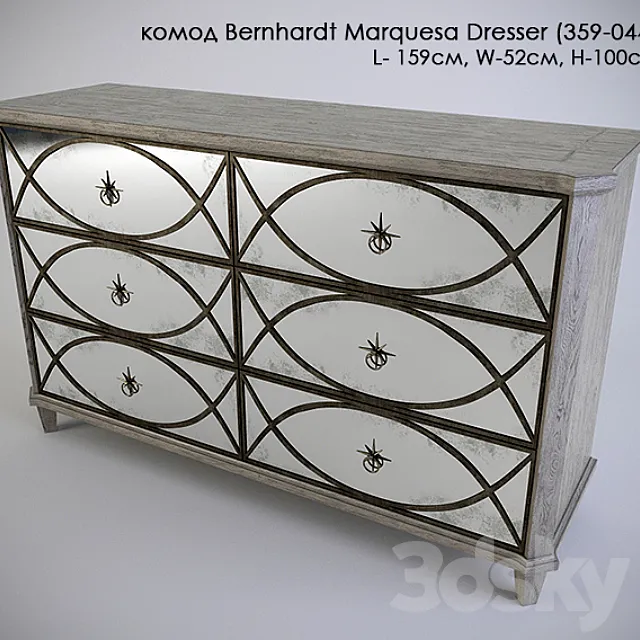 dresser Bernhardt Marquesa Dresser (359-044) 3DS Max Model