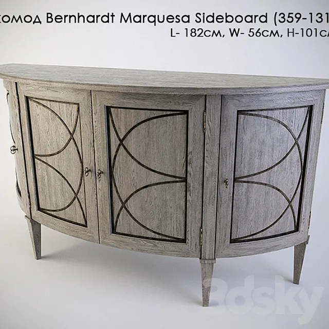 dresser Bernhardt Marquesa Sideboard (359-131) 3DS Max Model