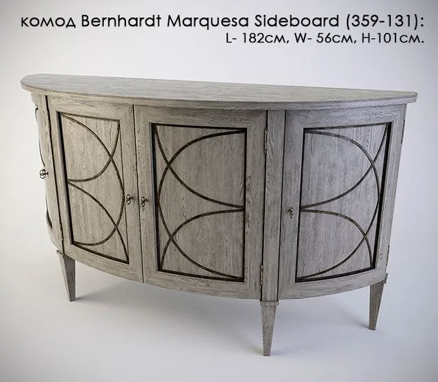 Dresser Bernhardt Marquesa Sideboard (359-131) 3dsMax Model