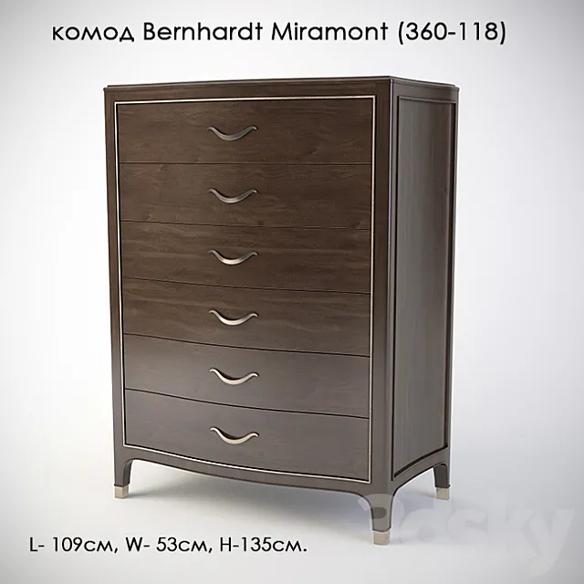 dresser Bernhardt Miramont (360-118) 3DS Max Model