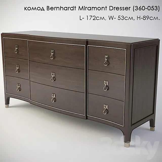 dresser Bernhardt Miramont Dresser (360-053) 3DSMax File