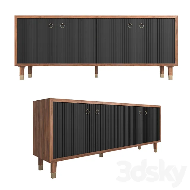 Dresser with doors 77ip-ch008 from Garda Decor 3ds Max