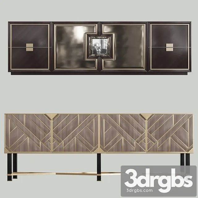 Dressers in the style of art deco 01 2 3dsmax Download