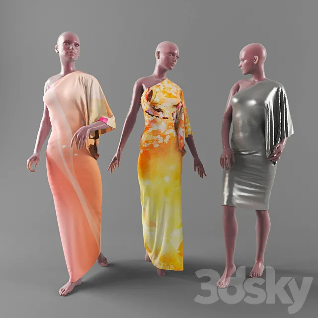 Dresses 3DS Max Model