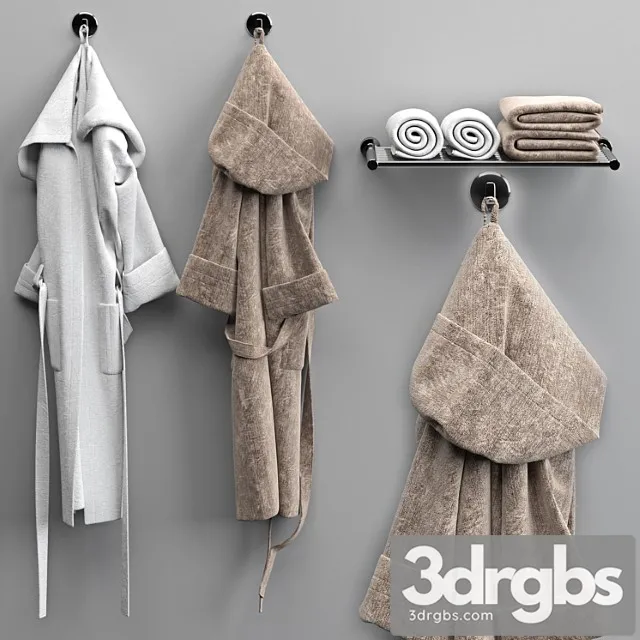 Dressing Gowns and Towels 3 3dsmax Download
