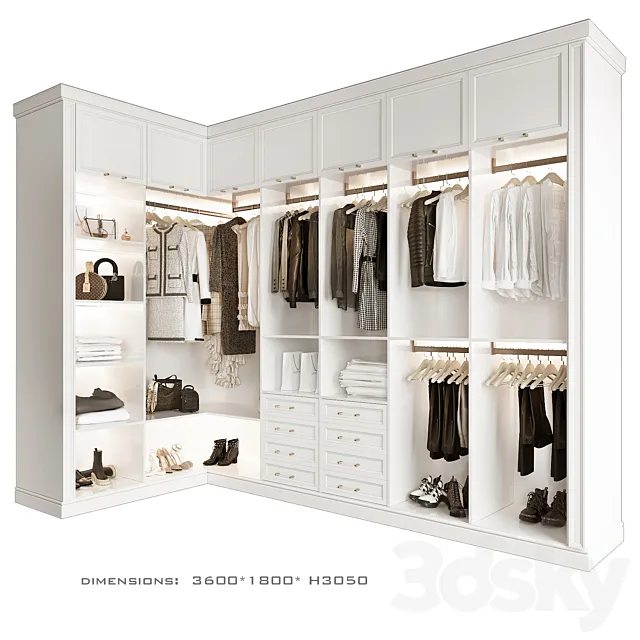 Dressing room 10 3DS Max Model