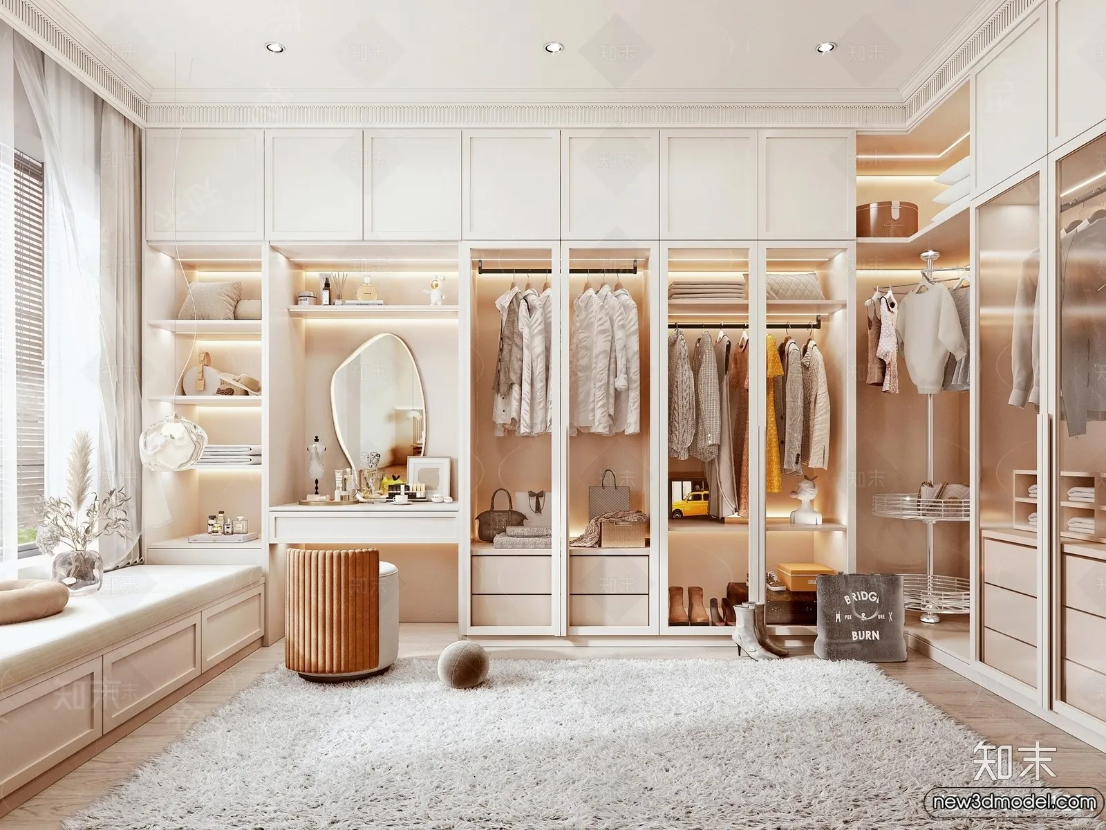 Dressing Room – 3D Models – 3D Interior Scenes – 001