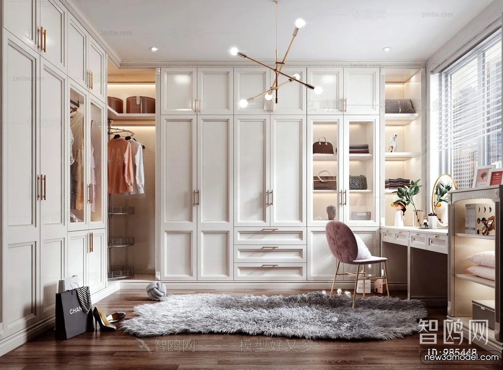 Dressing Room – 3D Models – 3D Interior Scenes – 017