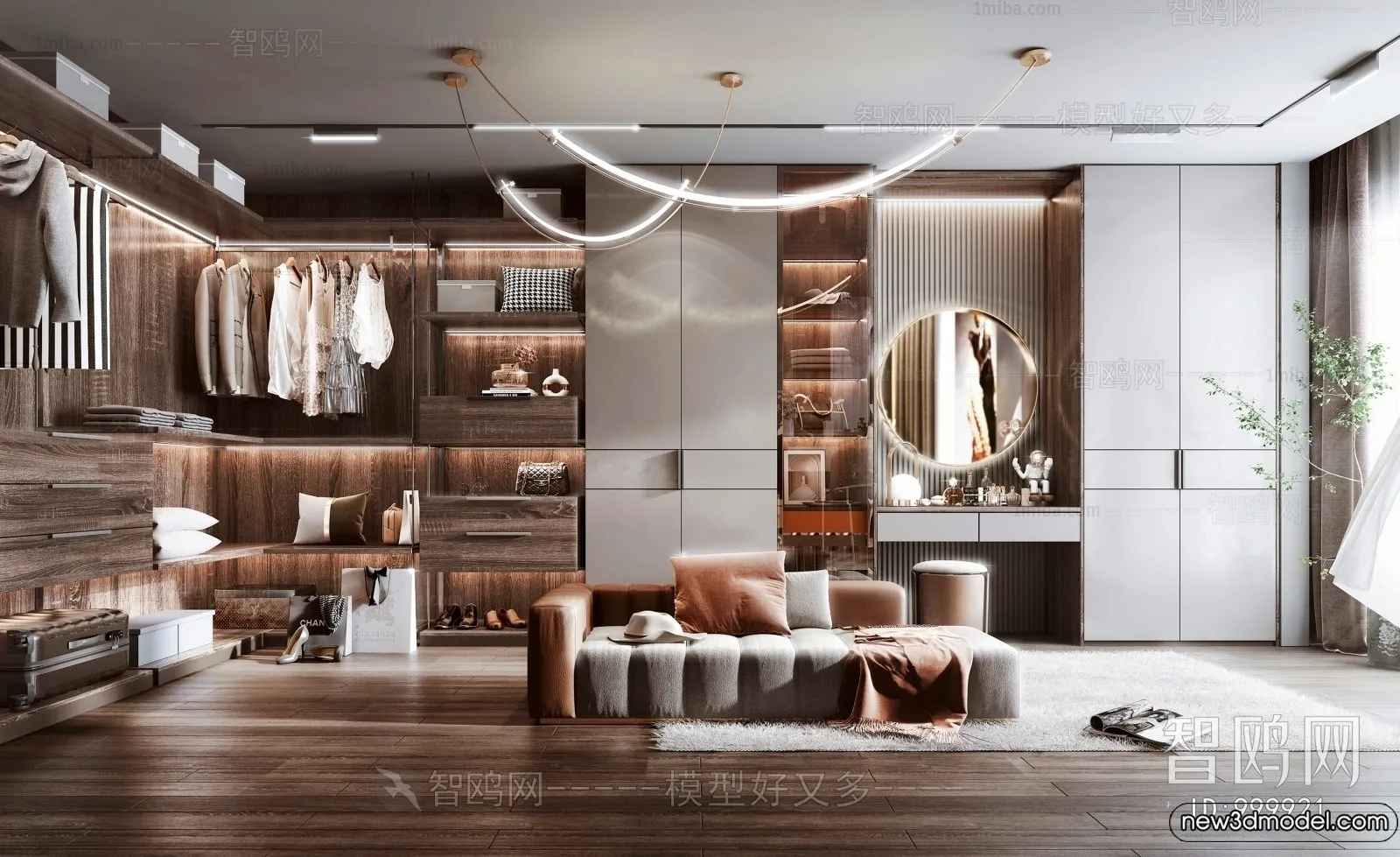 Dressing Room – 3D Models – 3D Interior Scenes – 022