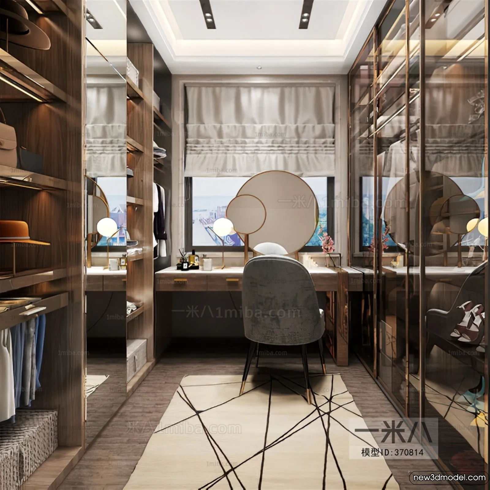 Dressing Room – 3D Models – 3D Interior Scenes – 037