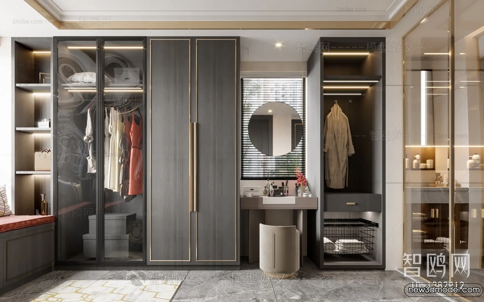 Dressing Room – 3D Models – 3D Interior Scenes – 062