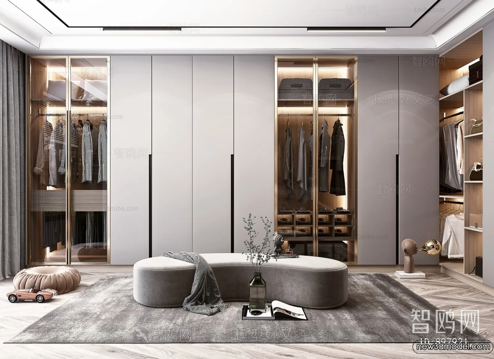 Dressing Room – 3D Models – 3D Interior Scenes – 063