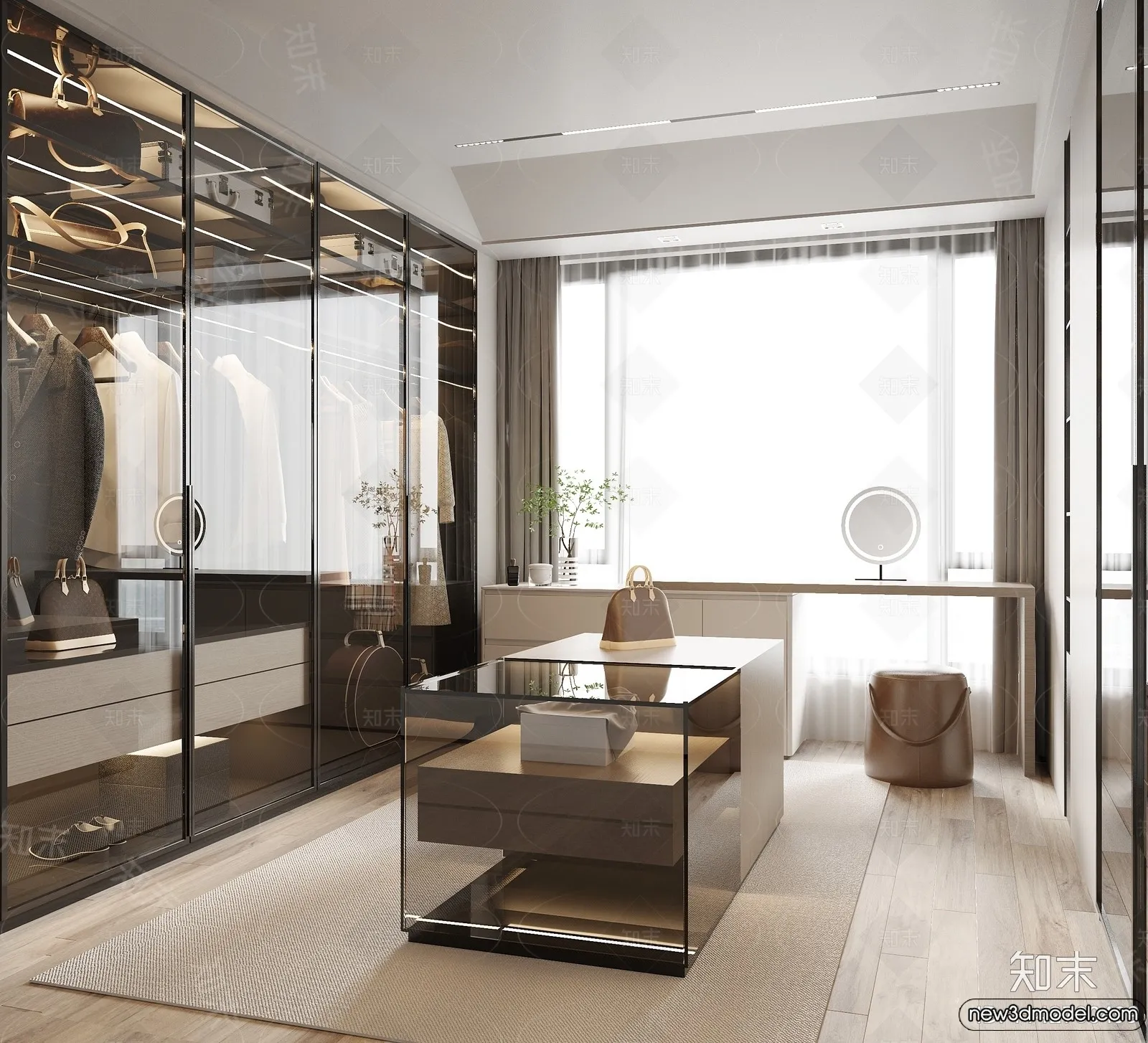 Dressing Room – 3D Models – 3D Interior Scenes – 075