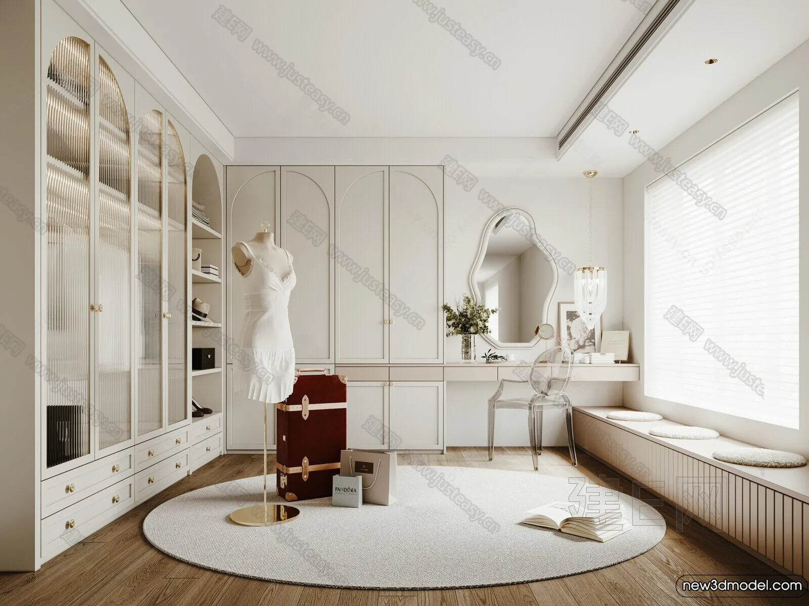 Dressing Room – 3D Models – 3D Interior Scenes – 090