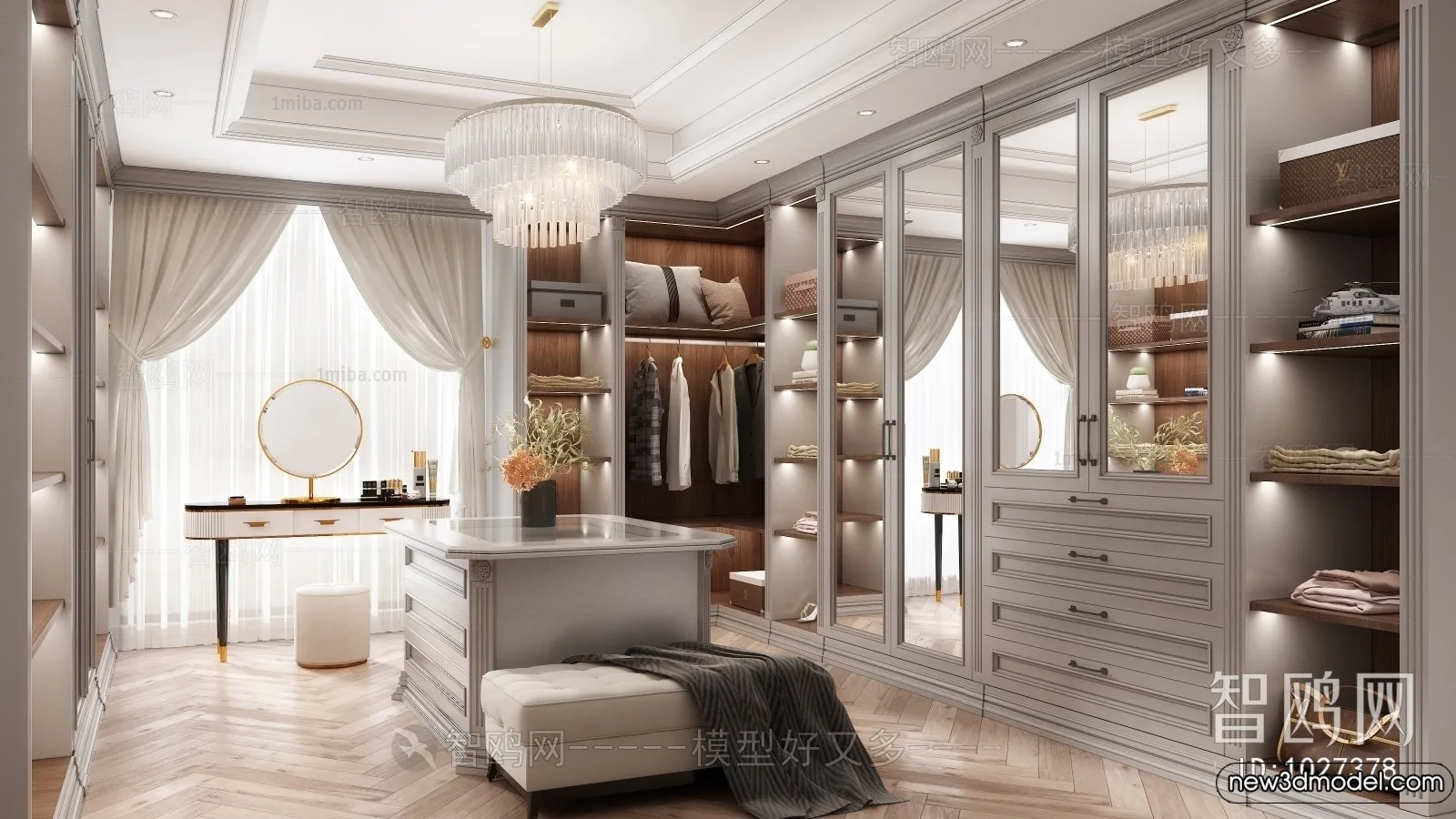 Dressing Room – 3D Models – 3D Interior Scenes – 091