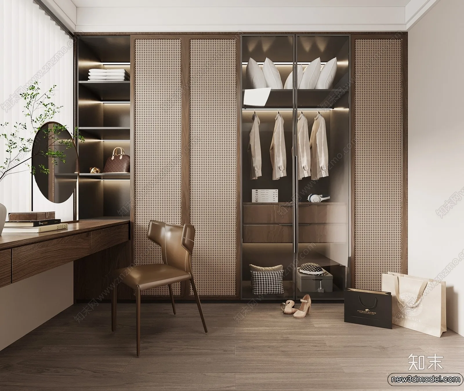 Dressing Room – 3D Models – 3D Interior Scenes – 098