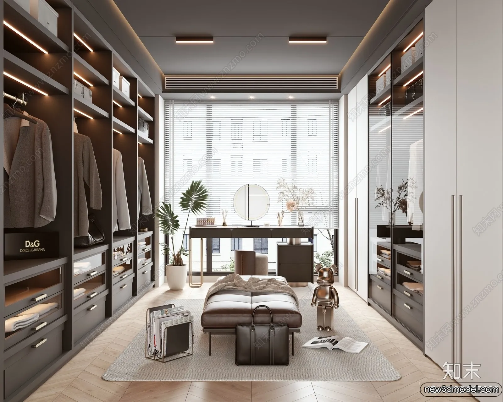 Dressing Room – 3D Models – 3D Interior Scenes – 102