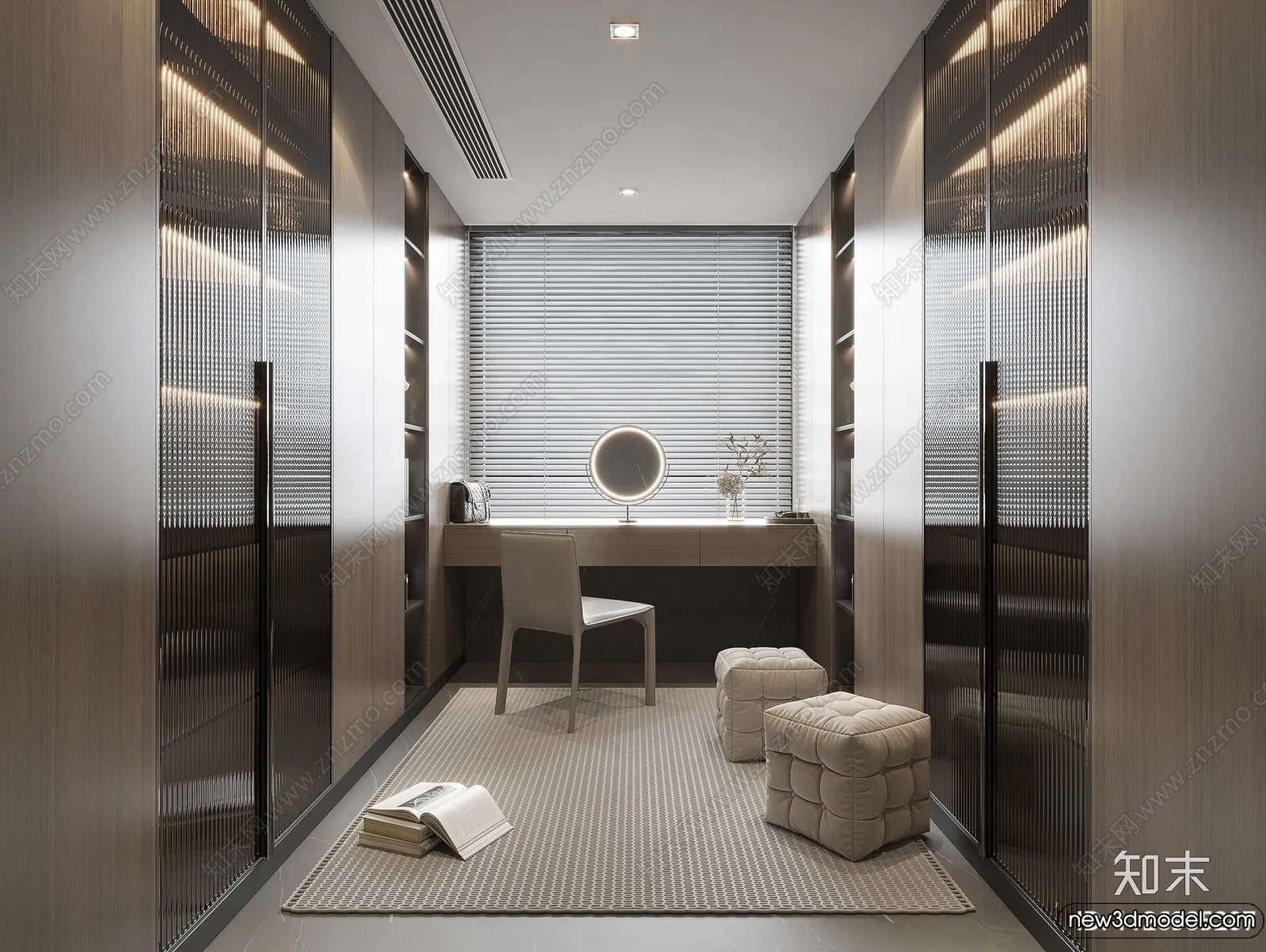 Dressing Room – 3D Models – 3D Interior Scenes – 109