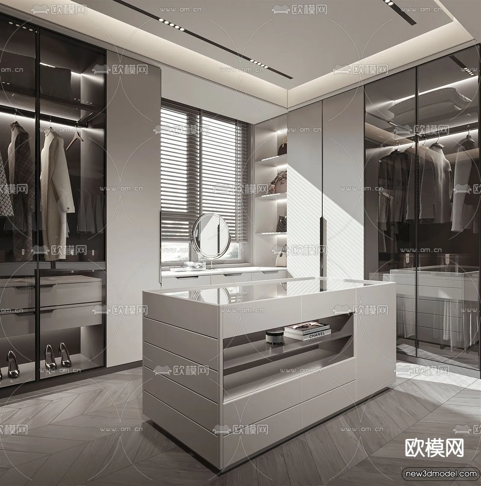 Dressing Room – 3D Models – 3D Interior Scenes – 114