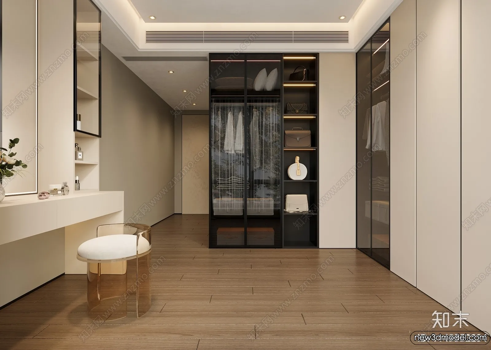 Dressing Room – 3D Models – 3D Interior Scenes – 118