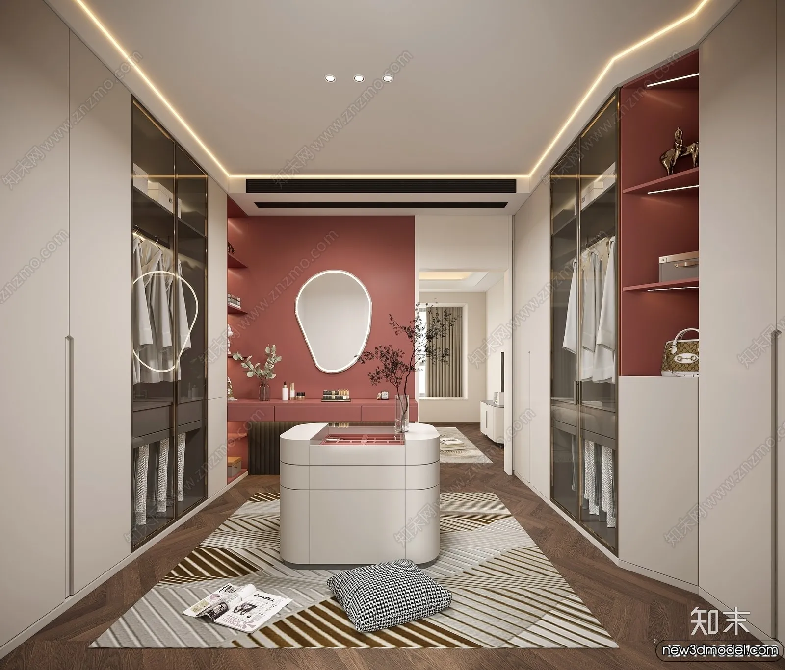 Dressing Room – 3D Models – 3D Interior Scenes – 128