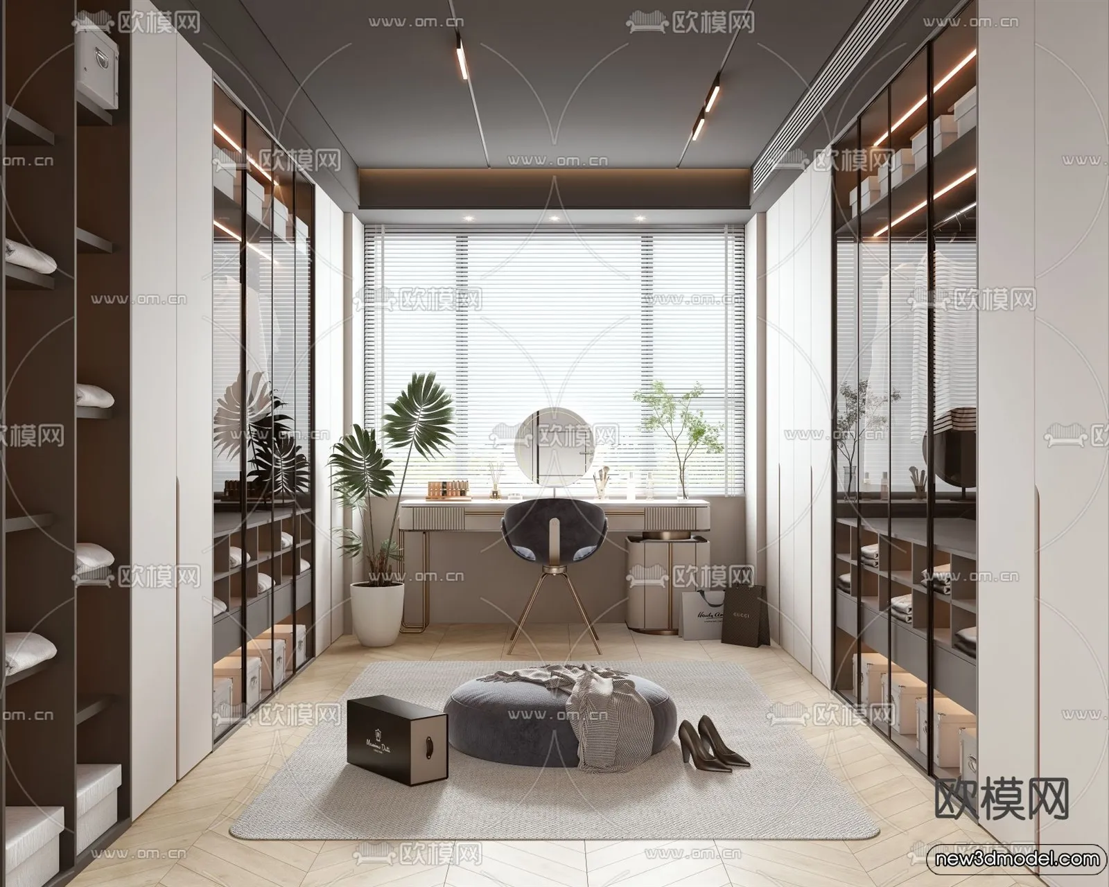 Dressing Room – 3D Models – 3D Interior Scenes – 132