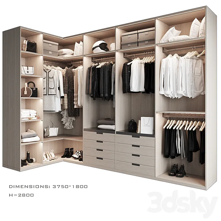Dressing room 8 3DS Max