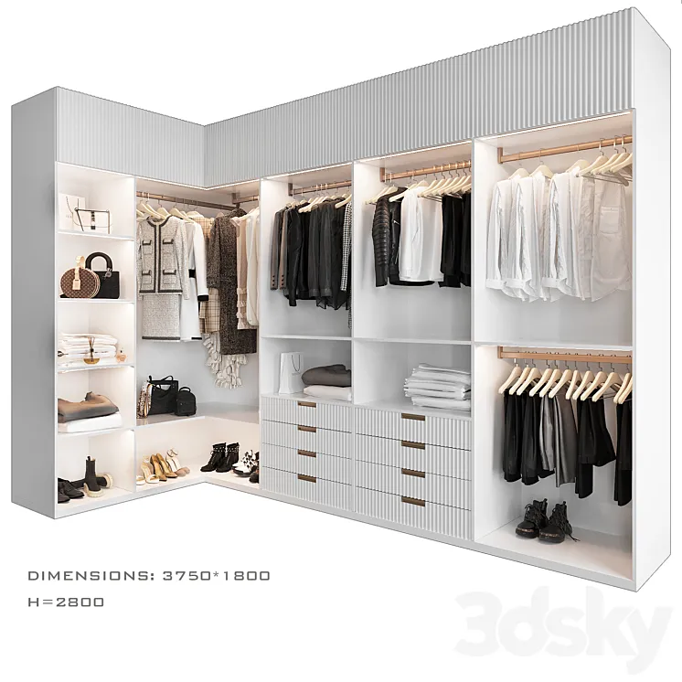 Dressing room 9 3DS Max