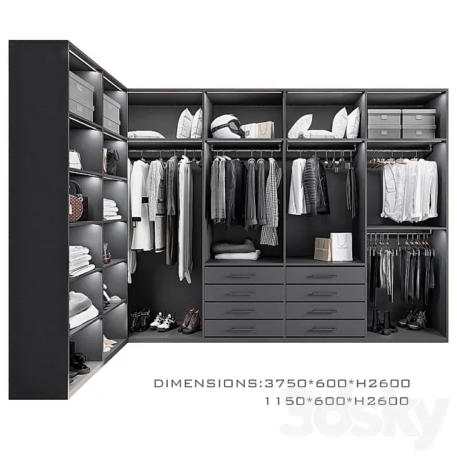 Dressing room_12 3ds Max