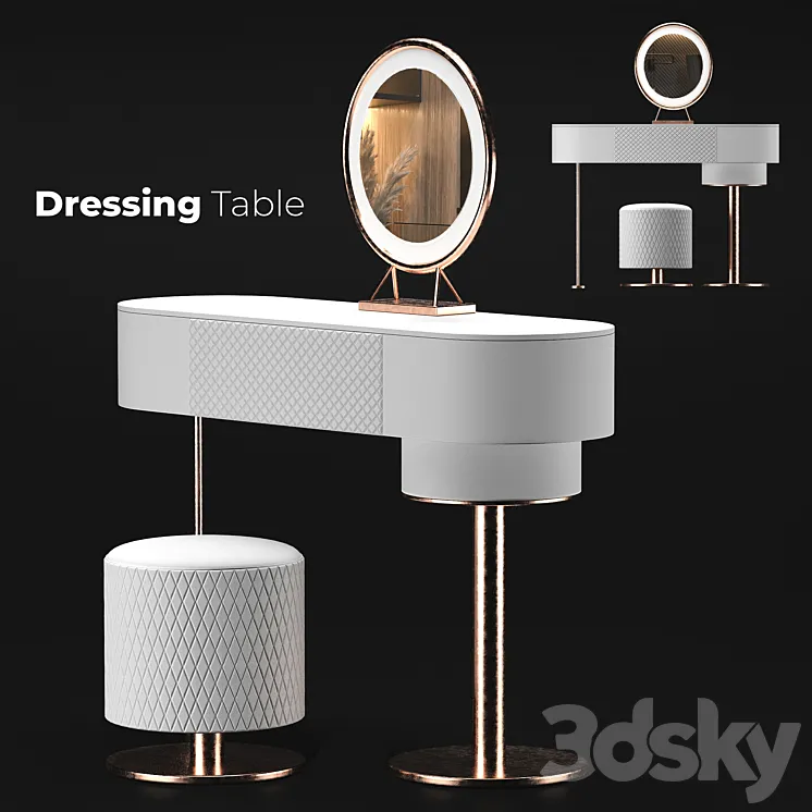 Dressing table 04 3DS Max