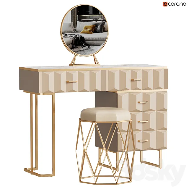 Dressing table 05 3dsMax Model