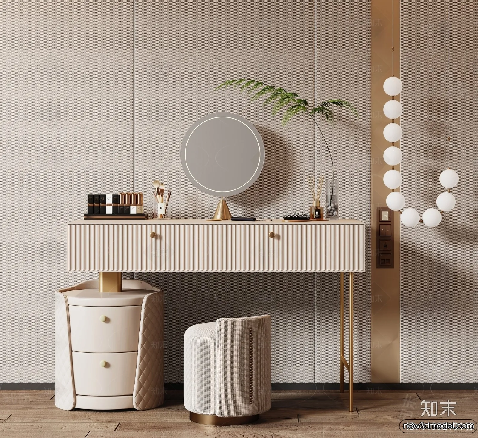 Dressing Table – 3D Models – 3D Furniture Models for Interior – 002