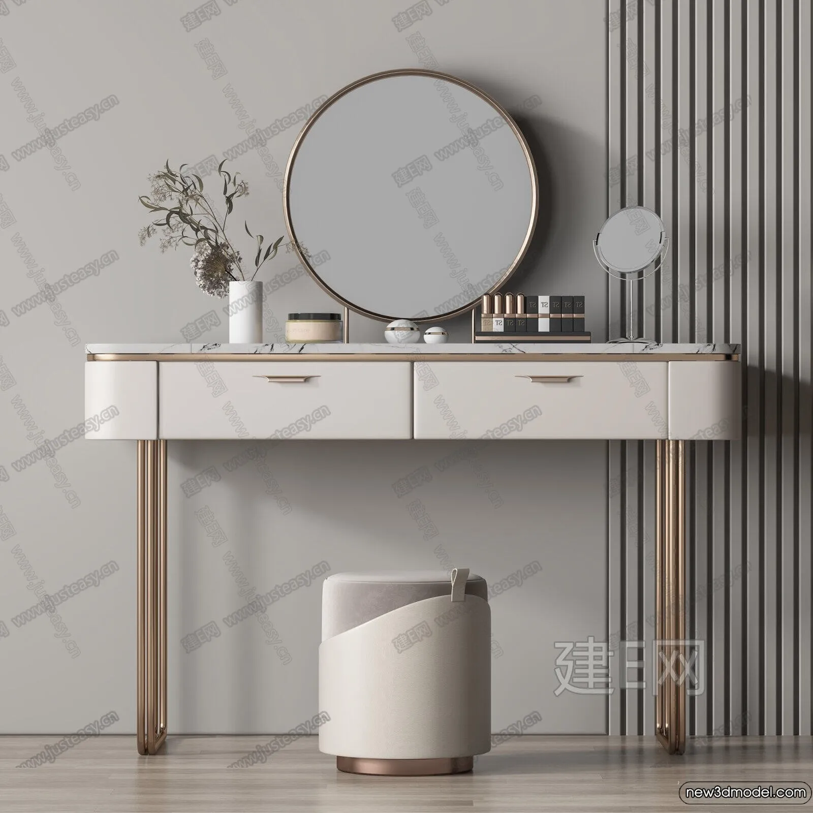 Dressing Table – 3D Models – 3D Furniture Models for Interior – 006