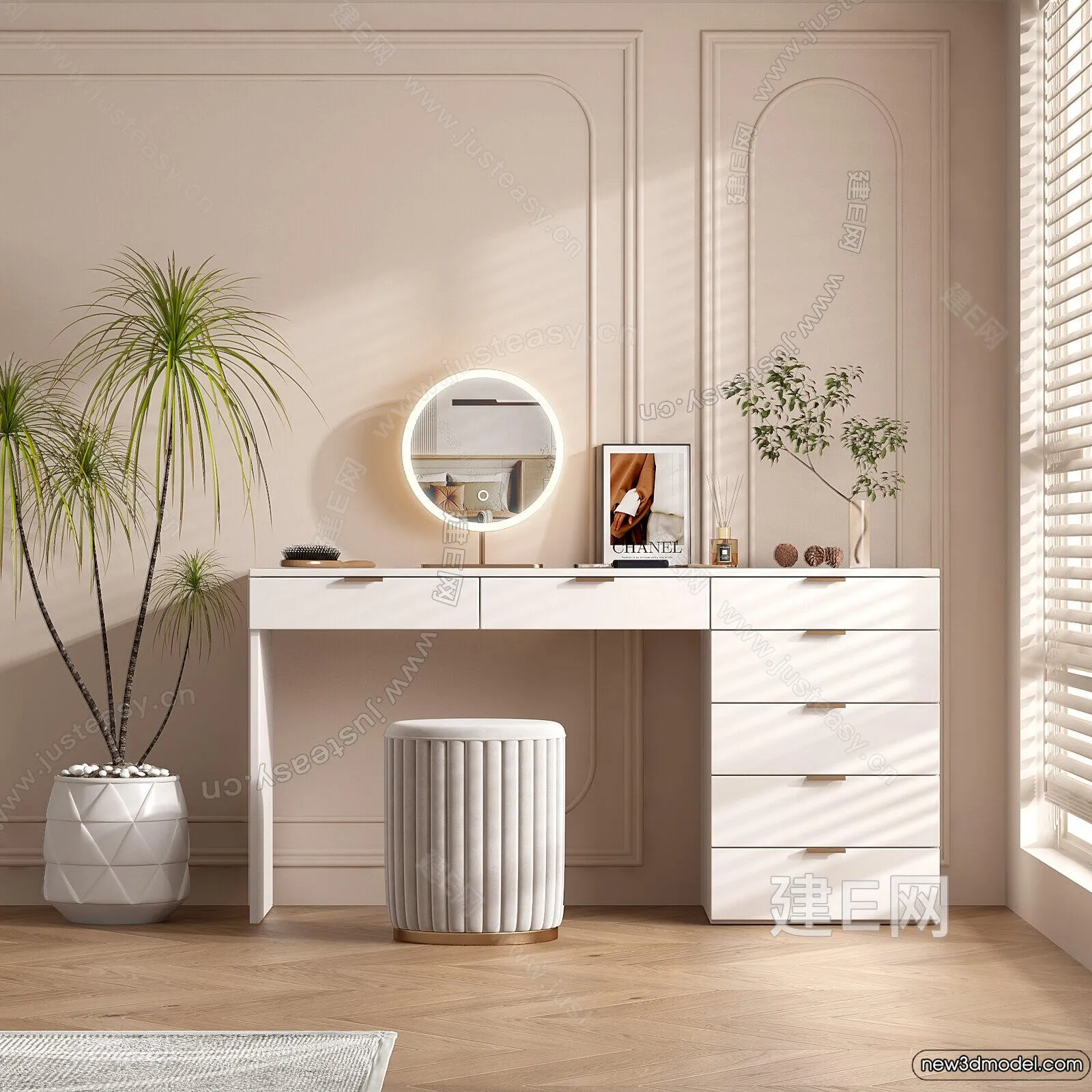 Dressing Table – 3D Models – 3D Furniture Models for Interior – 007