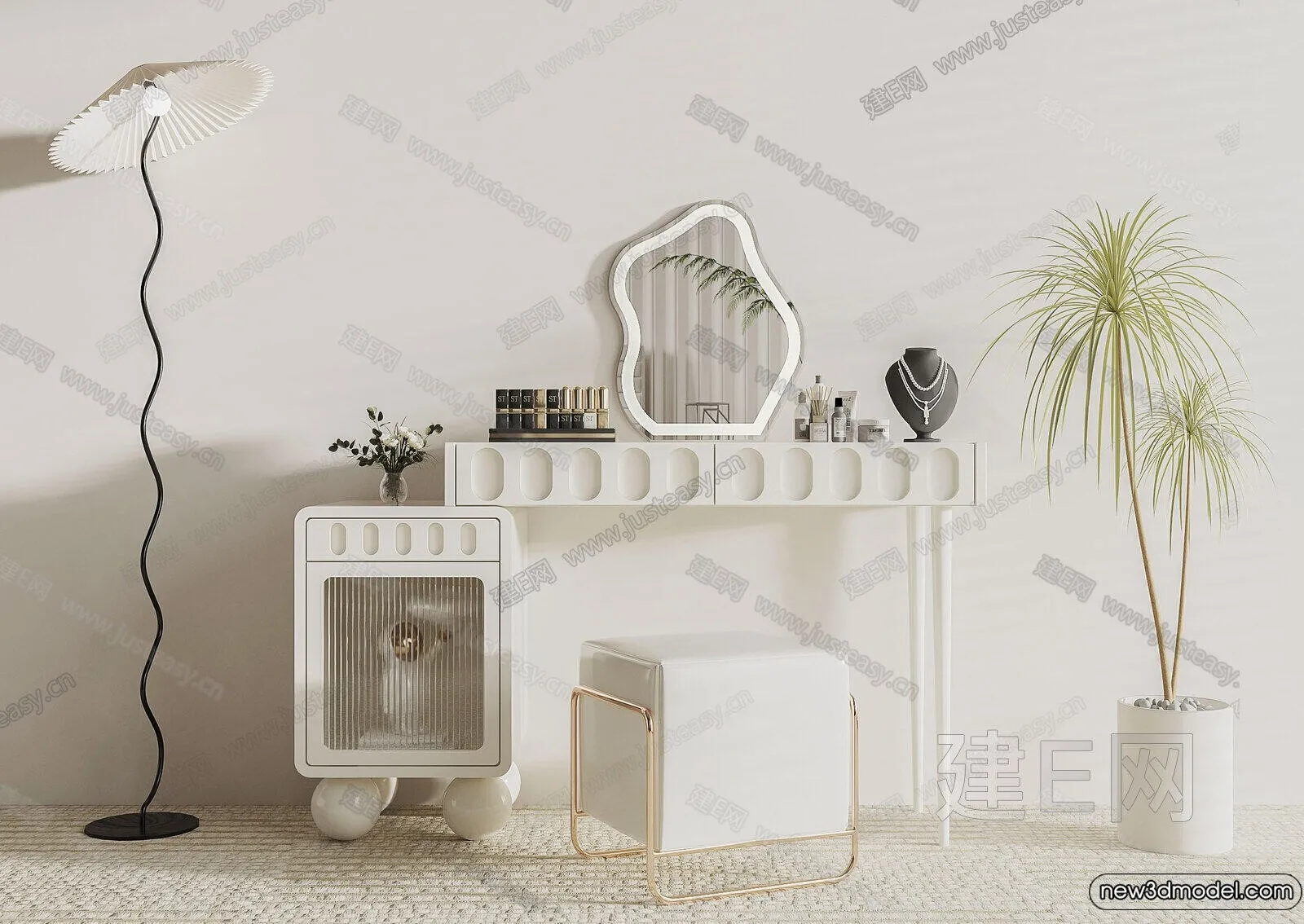 Dressing Table – 3D Models – 3D Furniture Models for Interior – 024