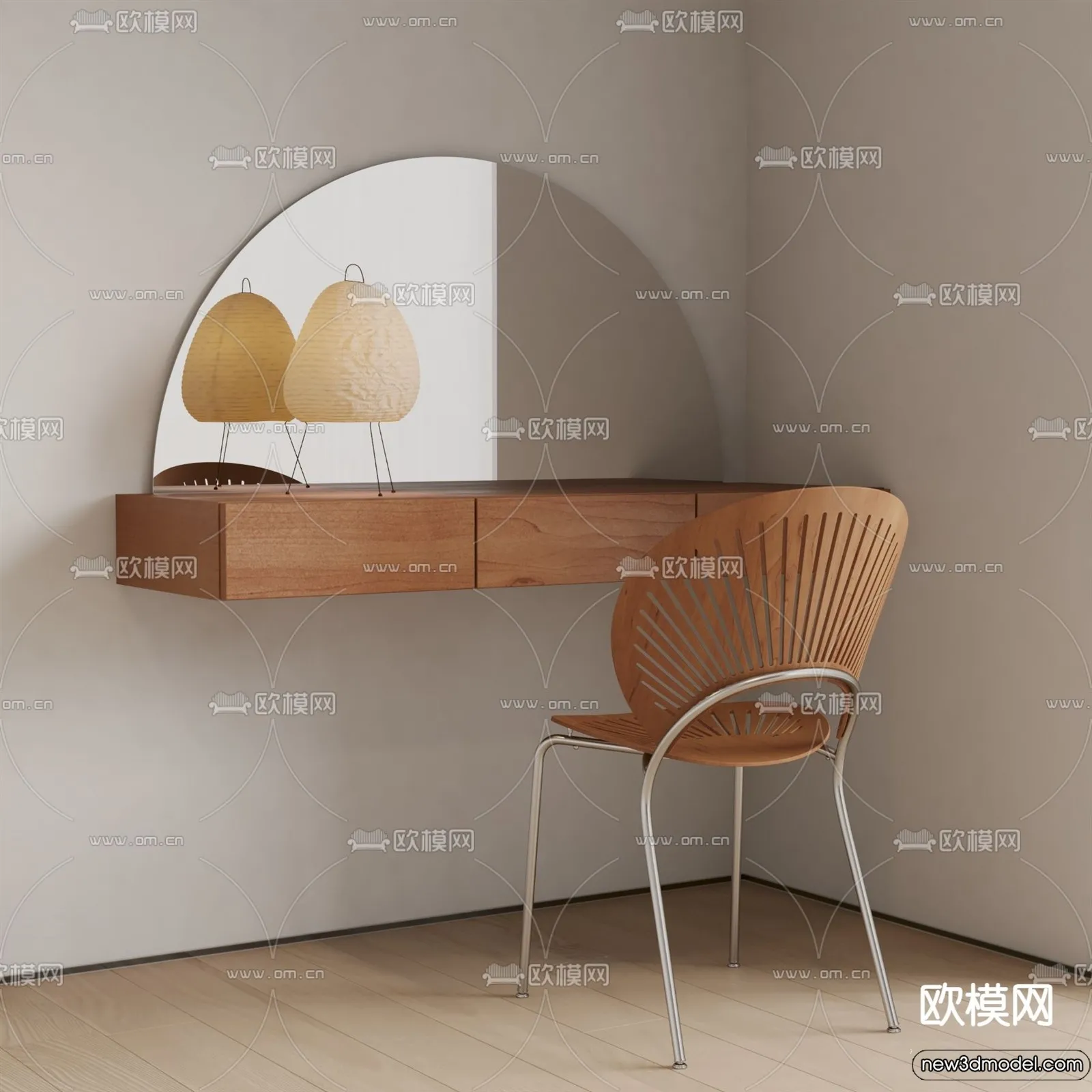 Dressing Table – 3D Models – 3D Furniture Models for Interior – 036