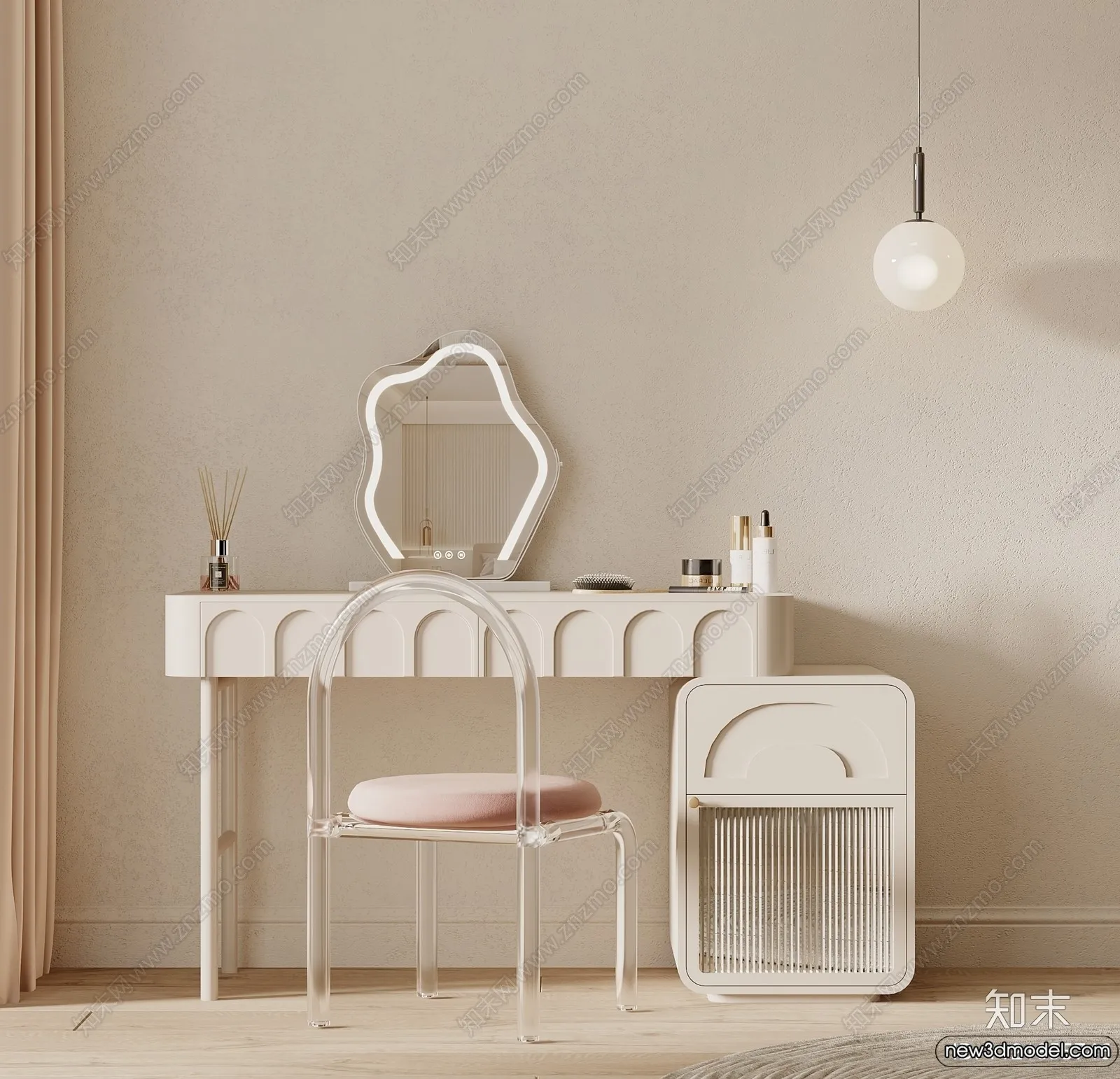 Dressing Table – 3D Models – 3D Furniture Models for Interior – 046