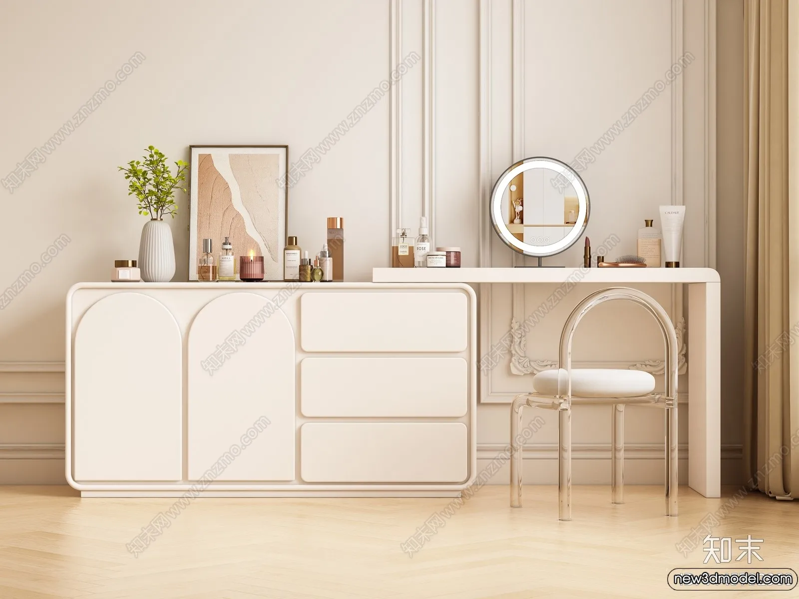 Dressing Table – 3D Models – 3D Furniture Models for Interior – 066