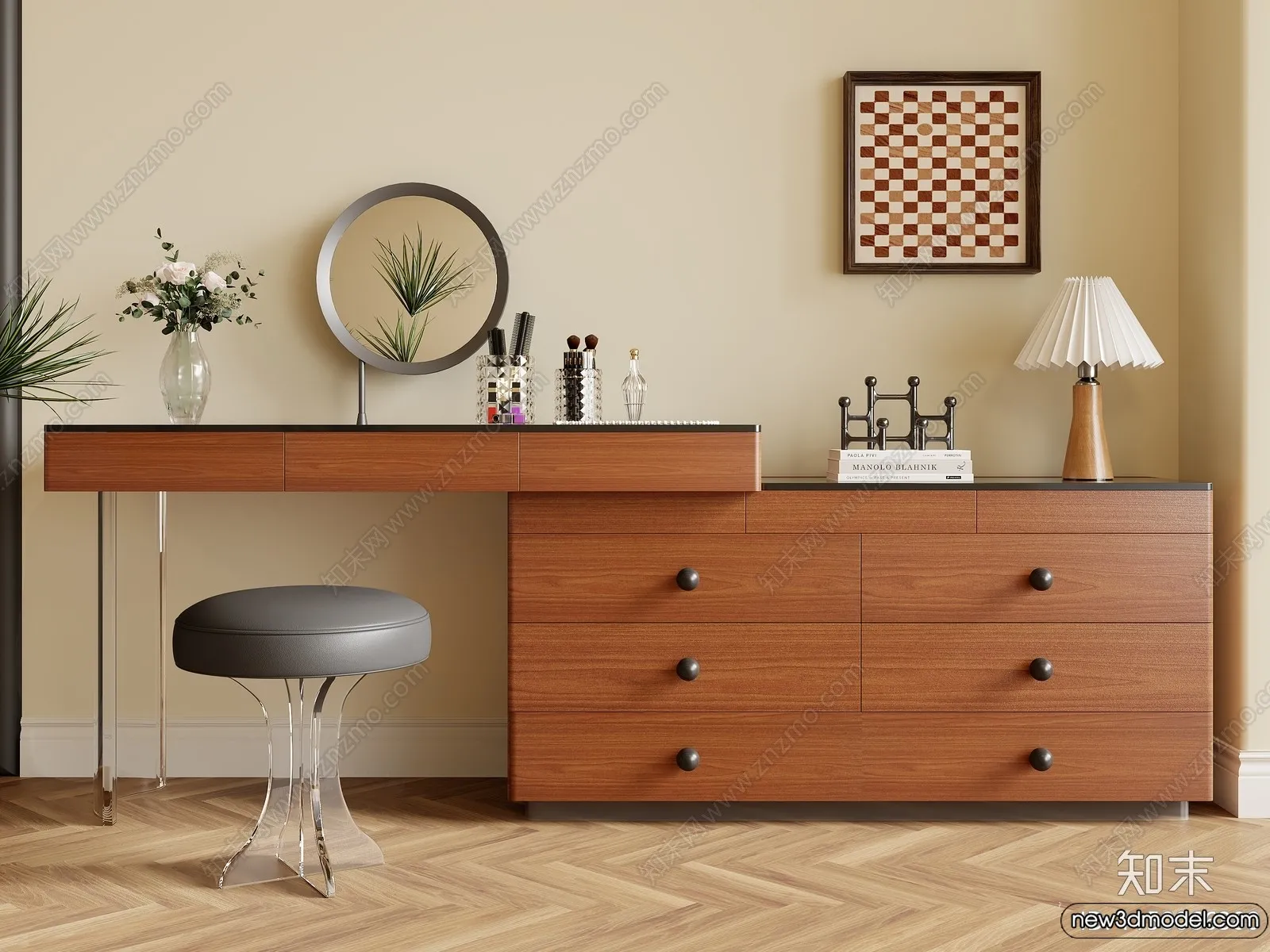 Dressing Table – 3D Models – 3D Furniture Models for Interior – 068