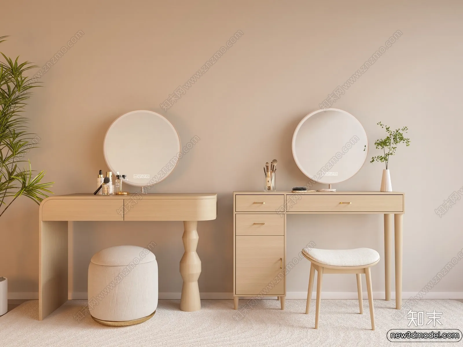 Dressing Table – 3D Models – 3D Furniture Models for Interior – 069