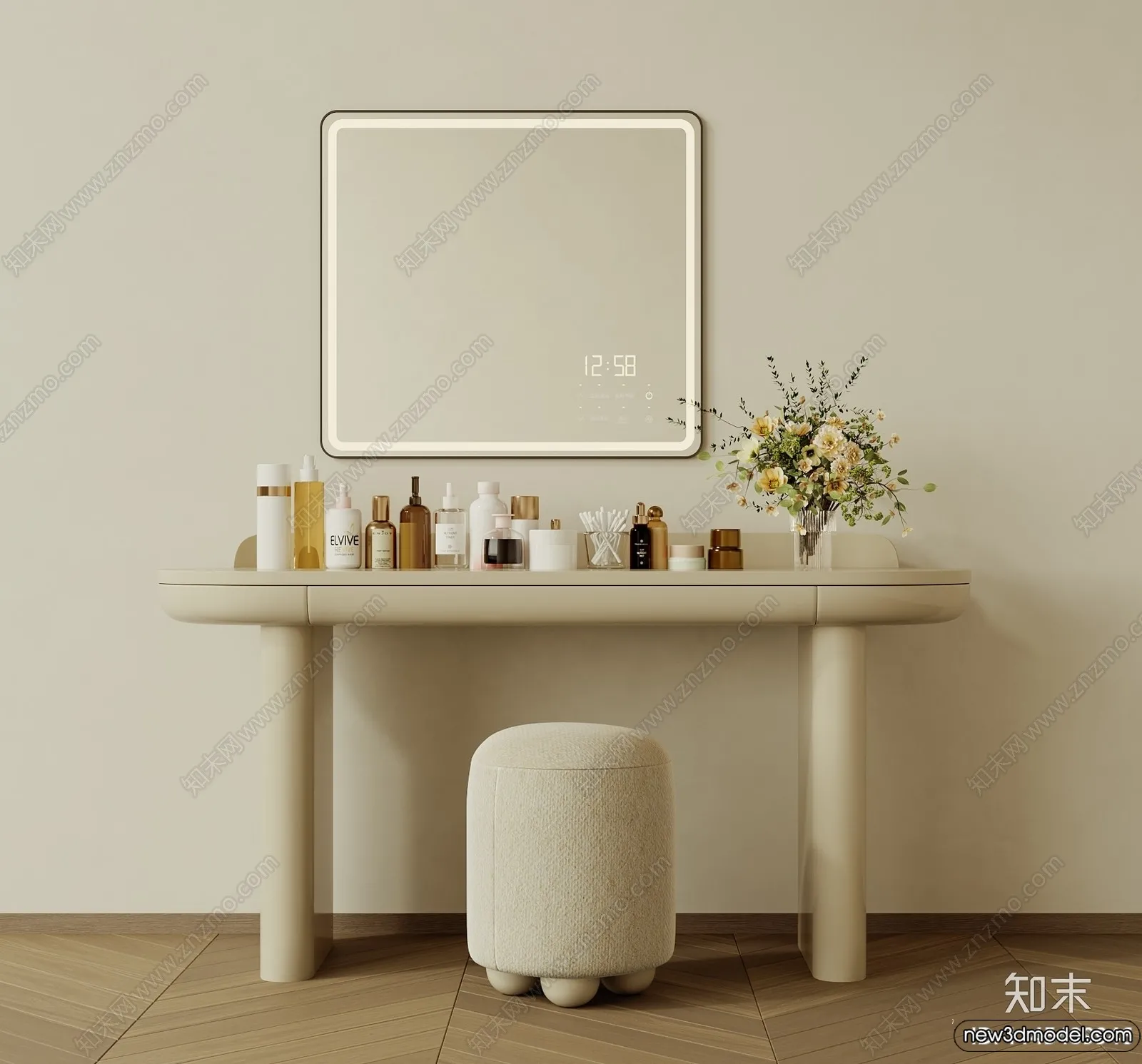 Dressing Table – 3D Models – 3D Furniture Models for Interior – 084