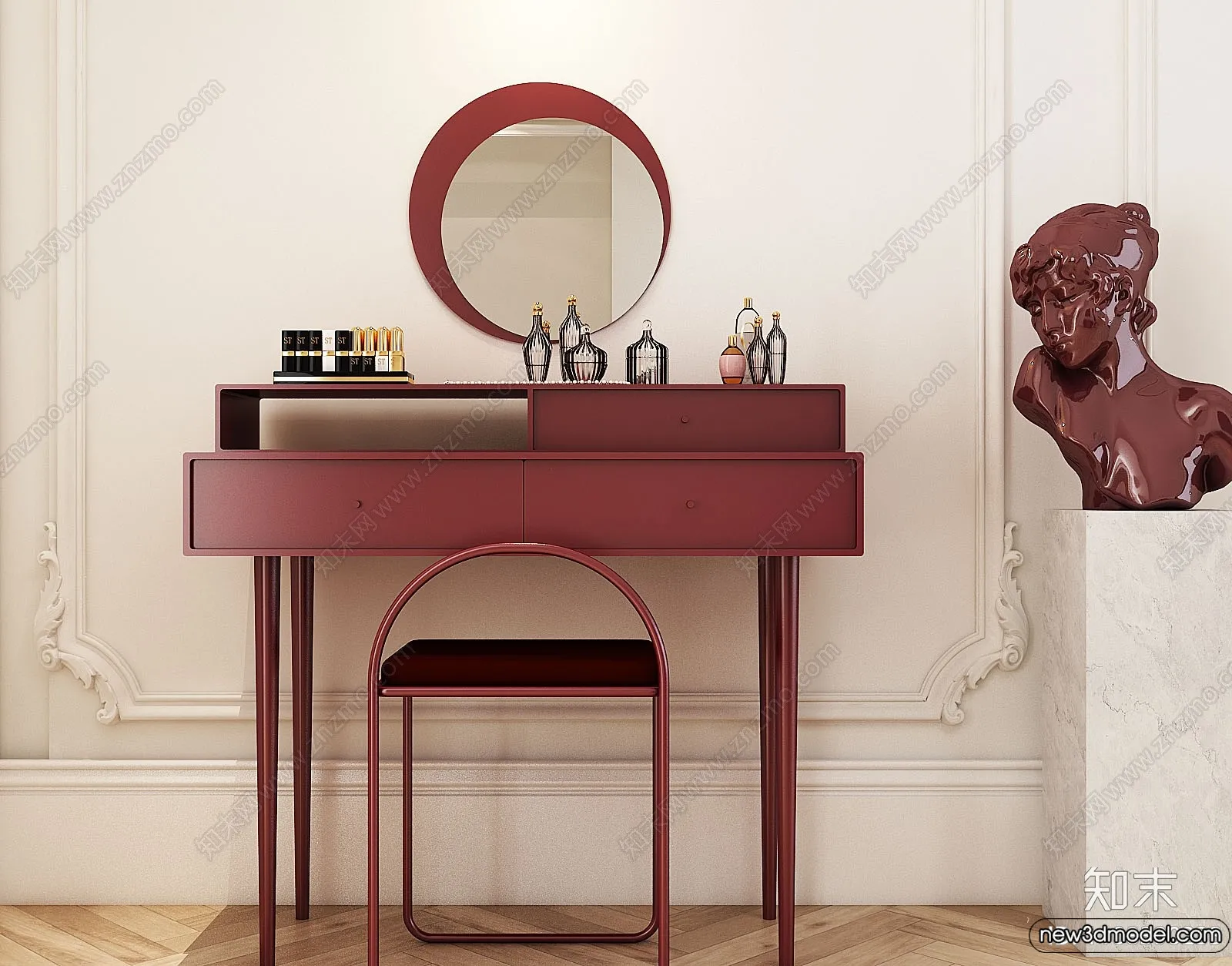 Dressing Table – 3D Models – 3D Furniture Models for Interior – 108