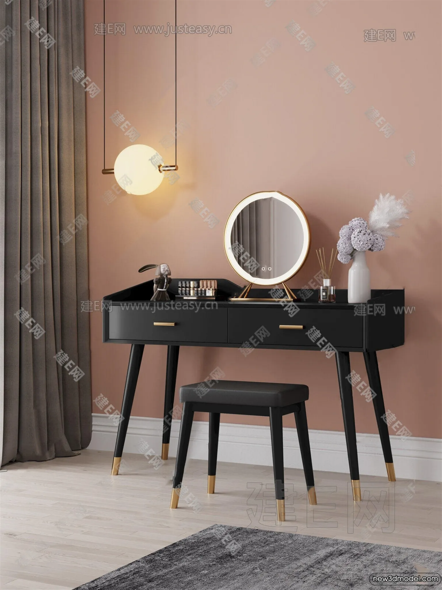 Dressing Table – 3D Models – 3D Furniture Models for Interior – 109