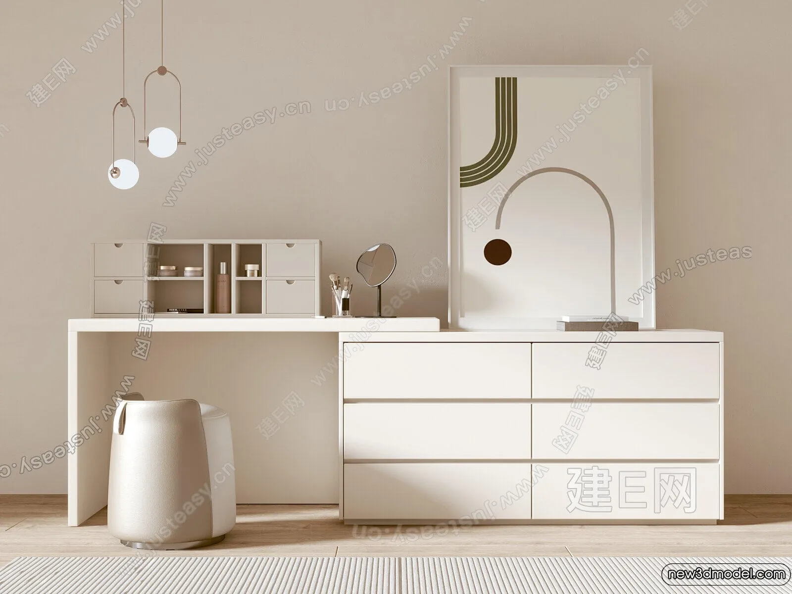 Dressing Table – 3D Models – 3D Furniture Models for Interior – 112