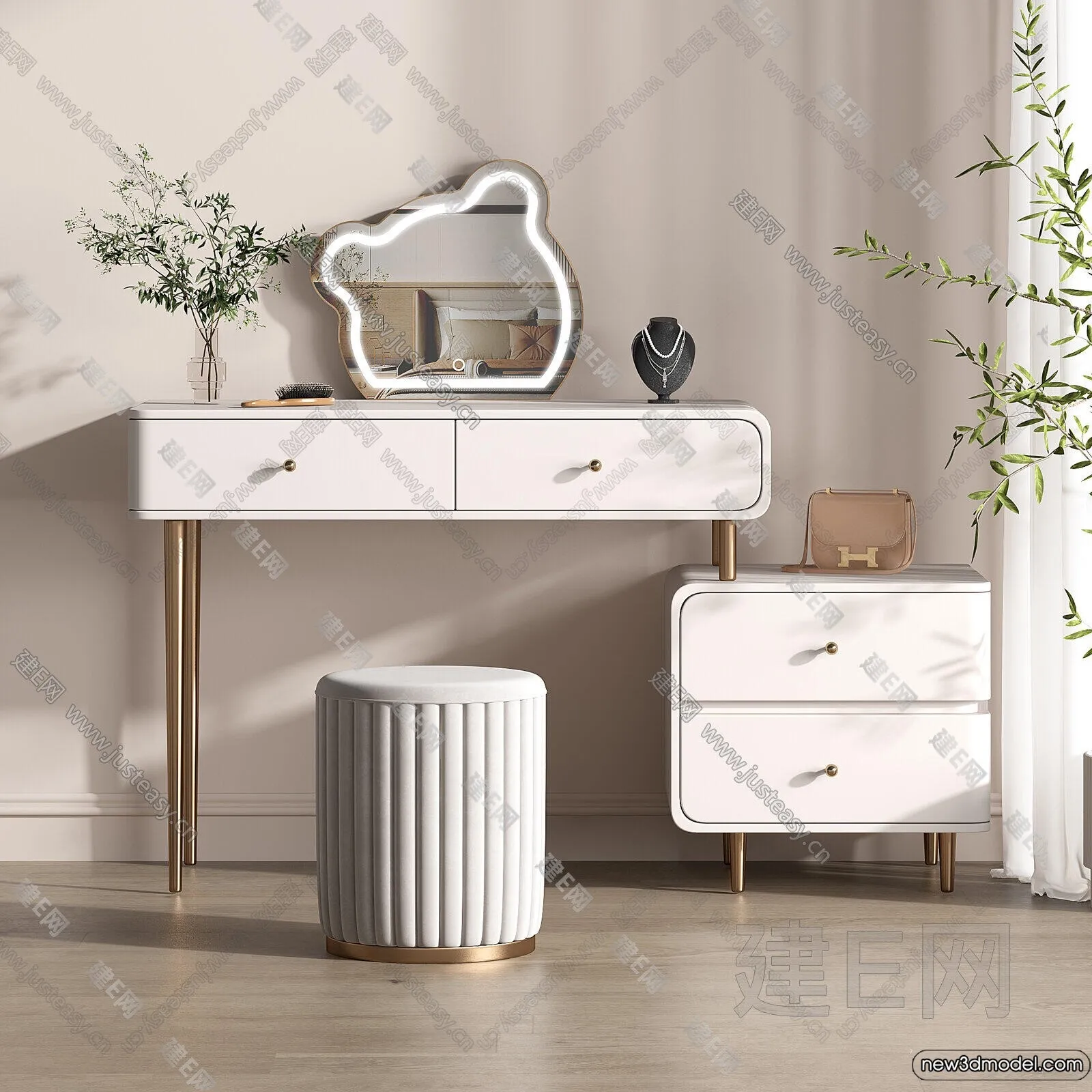 Dressing Table – 3D Models – 3D Furniture Models for Interior – 113