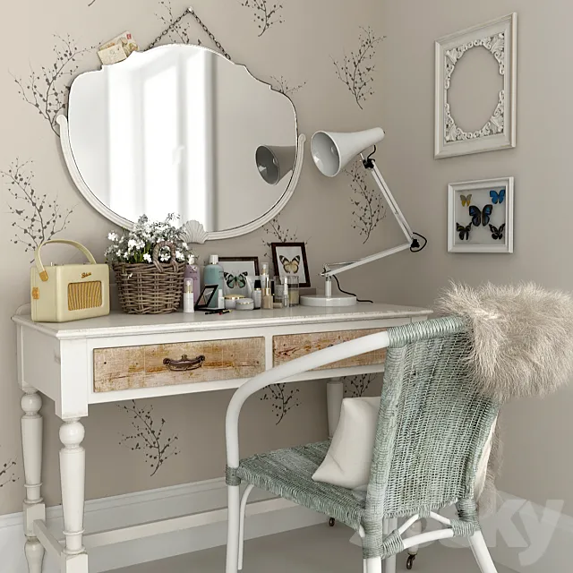 Dressing table 3DS Max Model