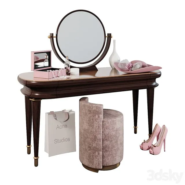 Dressing table GRAN DUCA_Prestige 3dsMax Model