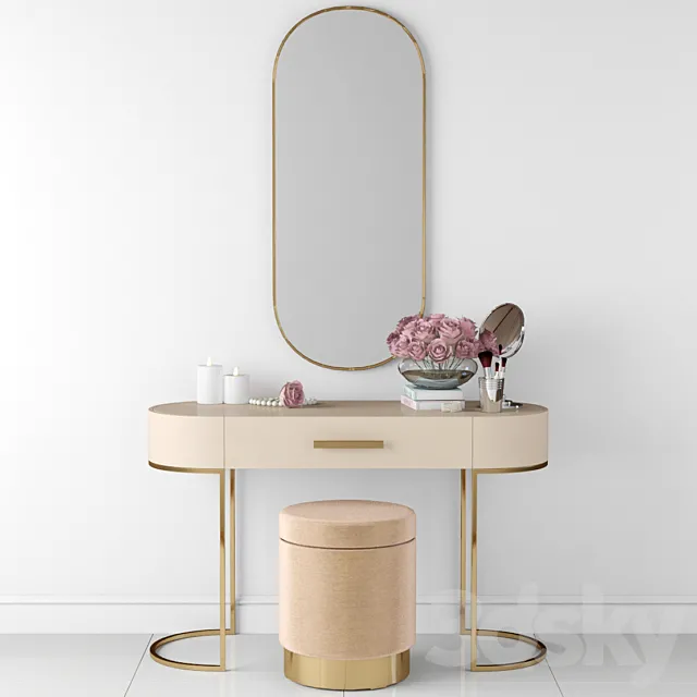 Dressing table of Elegant from Cazarina 3ds Max