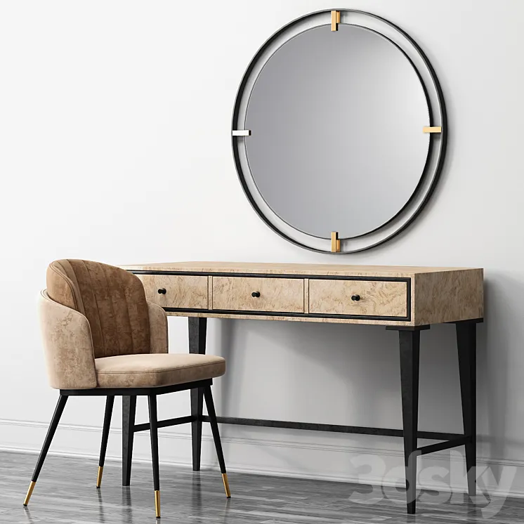 Dressing table PRADO by Rooma Design 3DS Max Model